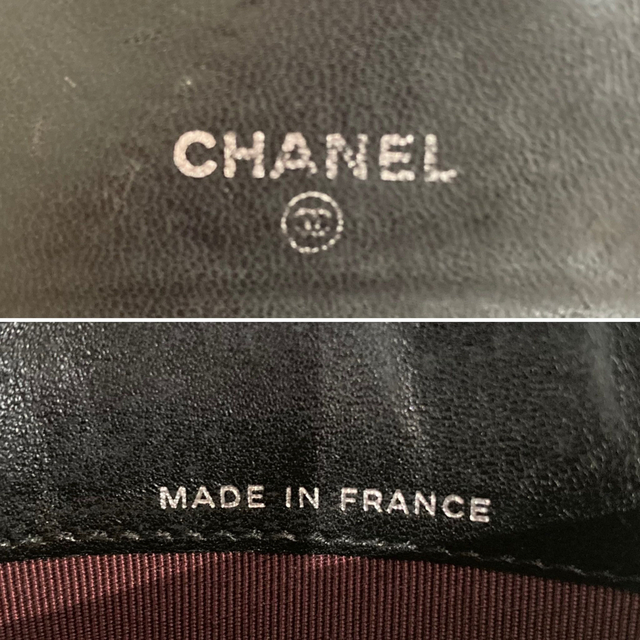 CHANEL(シャネル)のCHANEL 正規品　マトラッセ　チェーンウォレット  ショルダーチェーン　黒 レディースのファッション小物(財布)の商品写真