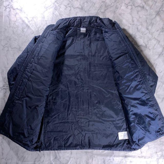 00s 古着 NIKE 中綿 ナイロン キルティングジャケット ネイビー XL