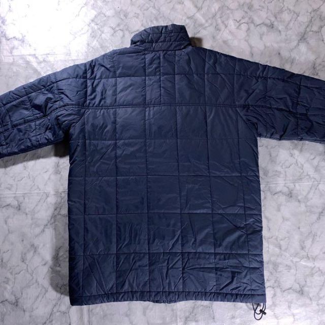 00s 古着 NIKE 中綿 ナイロン キルティングジャケット ネイビー XL