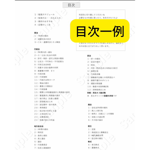 2023行政書士独学サポートchの重要論点集など エンタメ/ホビーの本(資格/検定)の商品写真