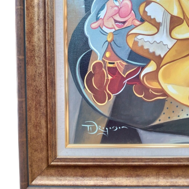 Disney(ディズニー)の絵画　ディズニー　白雪姫　Three for the Dance エンタメ/ホビーの美術品/アンティーク(絵画/タペストリー)の商品写真