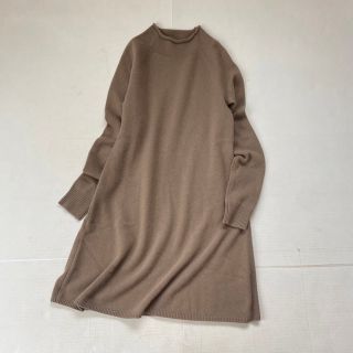 セオリー(theory)の美品✨セオリー ワンピース 冬服 カシミヤ S ひざ丈 膝丈 ニット(ひざ丈ワンピース)