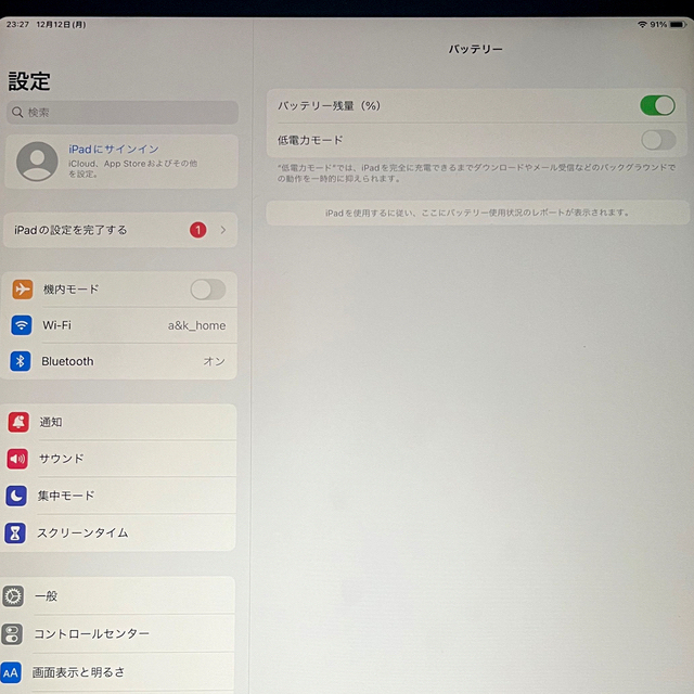 ほぼ新品 iPad Pro 12.9インチ 256GB Wifi