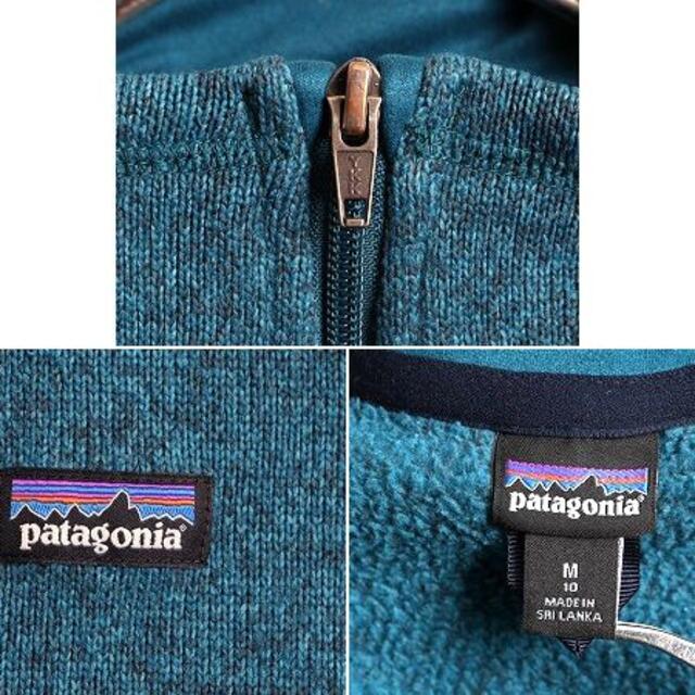 patagonia(パタゴニア)のパタゴニア ベターセーター 1/4 ジップネック 古着 フリース ジャケット 緑 キッズ/ベビー/マタニティのキッズ服男の子用(90cm~)(ジャケット/上着)の商品写真