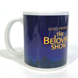 グッチ(Gucci)のグッチ GUCCI THE BELOVED SHOW コップ インテリア 食器 プレゼント 非売品 マグカップ 陶器 ホワイト×ブルー 未使用(グラス/カップ)