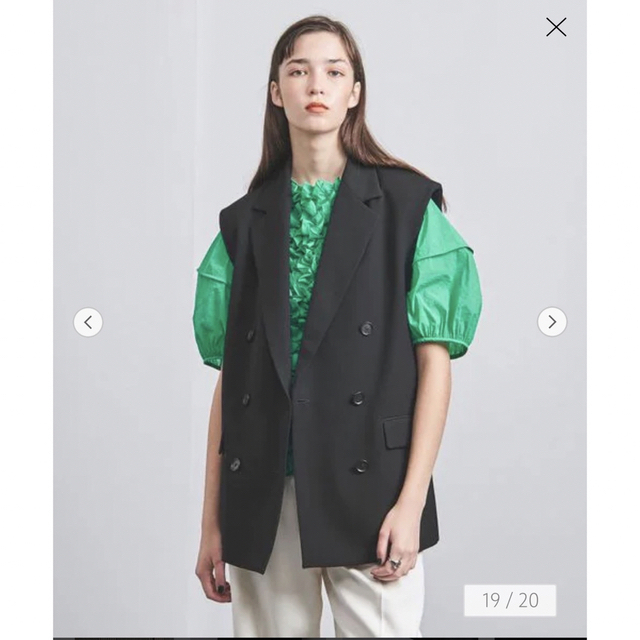 UNITED ARROWS - 美品 2022ss united arrows ダブル テーラード ベスト