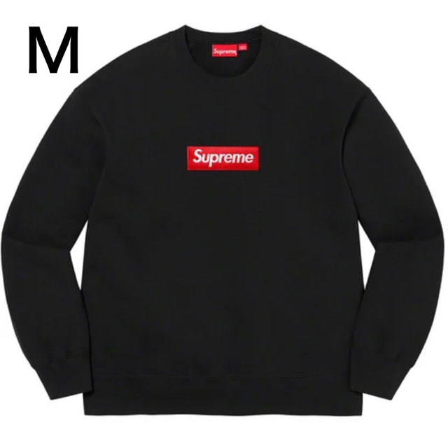 Supreme Box Logo Crewneck Blackトップス