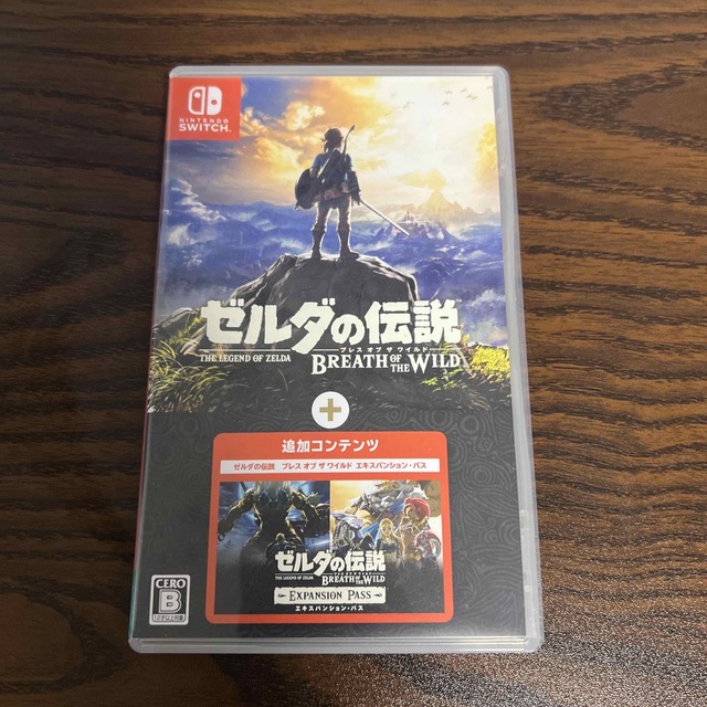 Switch ゼルダの伝説 ブレス オブ ザ ワイルド + エキスパンションパスエンタメ/ホビー