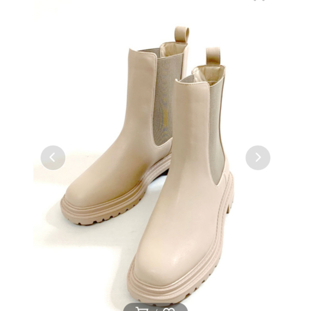 UNITED ARROWS(ユナイテッドアローズ)のタンクソールサイドゴアブーツ　インポートブーツ レディースの靴/シューズ(ブーツ)の商品写真