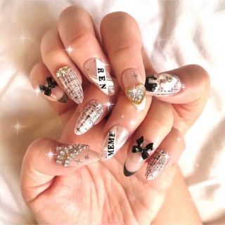 ツイードのネイルデザイン一覧 | ネイルデザインブック