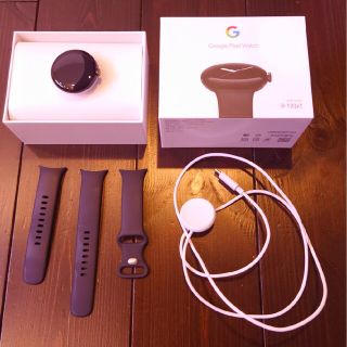 グーグル(Google)のGoogle Pixel Watch Matte Black(腕時計(デジタル))