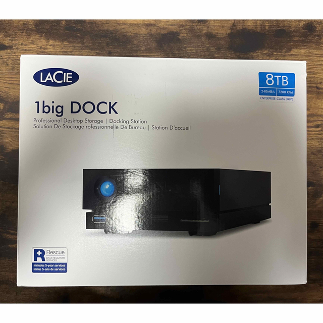 LACIE 外付けハードディスク 1big Dock HDD 8TB