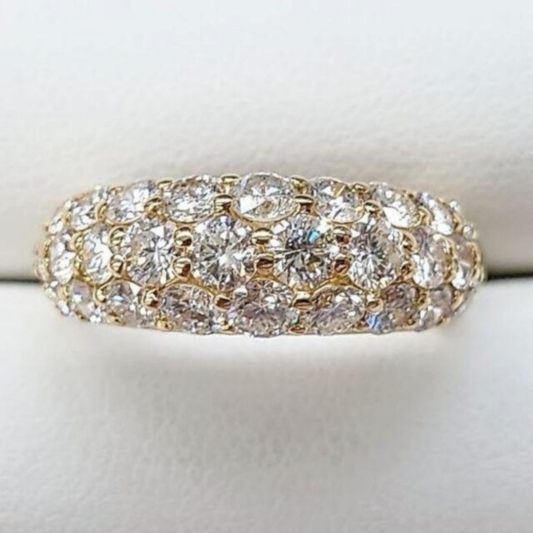 ダイヤモンド パヴェセッティング リング Total 2.36ct レディースのアクセサリー(リング(指輪))の商品写真