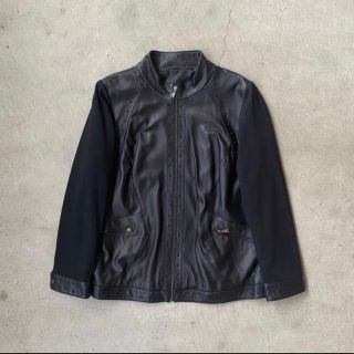 アートヴィンテージ(ART VINTAGE)のUSED fake leather jacket(レザージャケット)