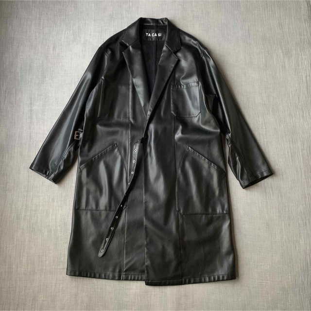 TA CA Si フェイクレザー タイロッケンコート タキャシ BEAMS プチプラ