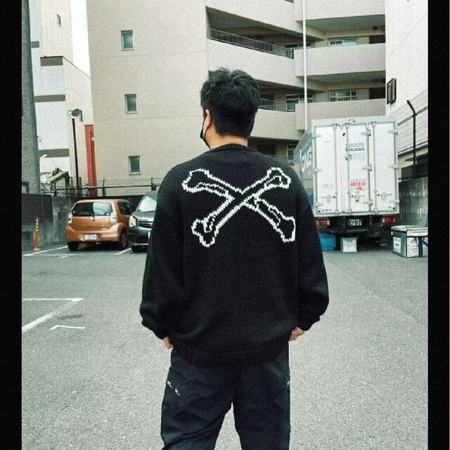 WTAPS 2022FW ARMT SWEATER BLACK Sサイズ-