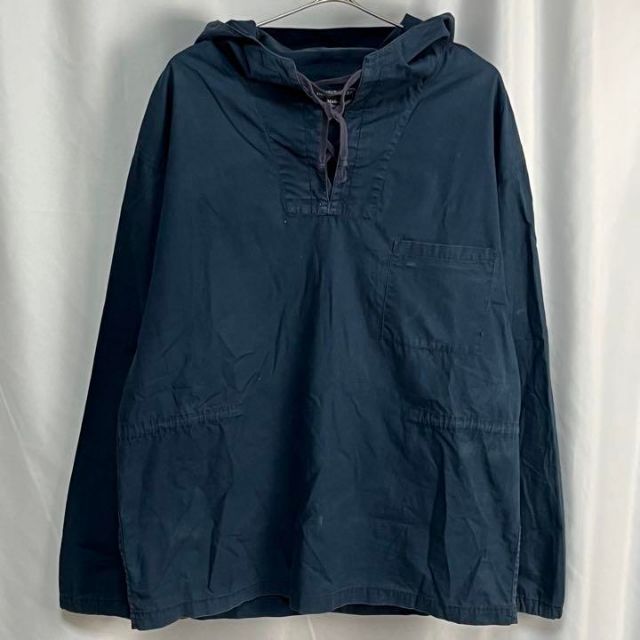 90s HELMUT LANG レースアップアノラックパーカー ネイビー 本人期 全品限定セール 14014円引き