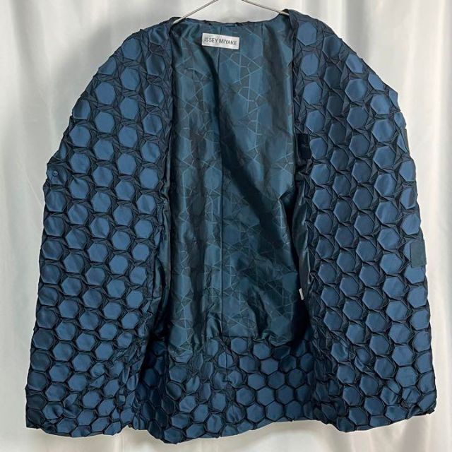 極美品】15aw ISSEY MIYAKE ハニカム スチームプリーツ コート-