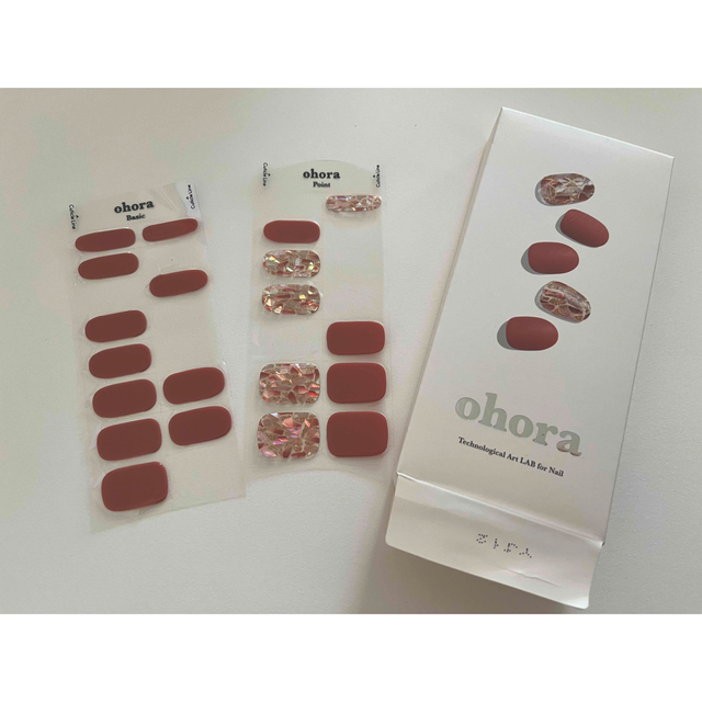 ohora(オホーラ)の3点おまとめ いちご様 ohoraネイルシール コスメ/美容のネイル(ネイル用品)の商品写真