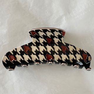 アレクサンドルドゥパリ(ALEXANDRE DE PARIS)のアレクサンドル ドゥ パリ クリップL 千鳥格子 (バレッタ/ヘアクリップ)
