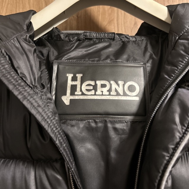 HERNO(ヘルノ)のHernoダウンコート　サイズ48 黒 メンズのジャケット/アウター(ダウンジャケット)の商品写真