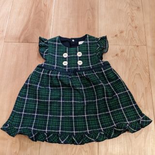 ベベ(BeBe)のBeBe 女の子用チェック柄ワンピース(ワンピース)