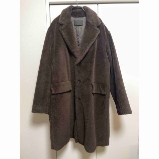 新品同16AWコレクションプラダメンズヘリンボーンチェスターコート48PRADA