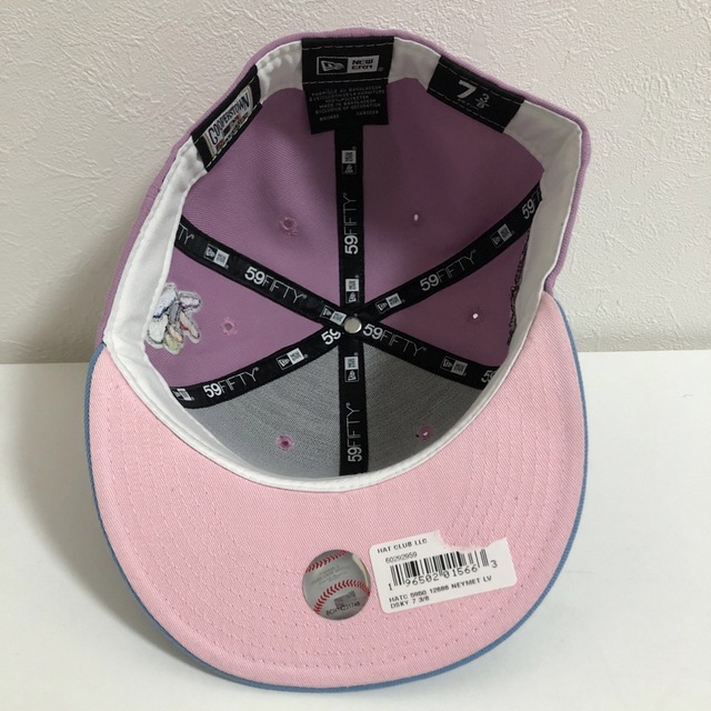 レア New Era Cap 1/2 ツバ裏ピンク ニューエラ メッツ キャップ 8