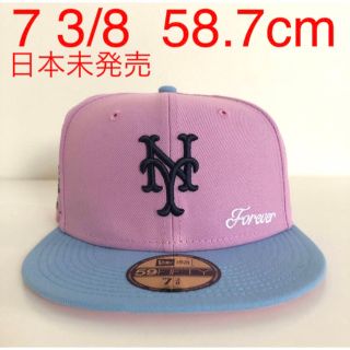 NEW ERA - レア New Era Cap 1/2 ツバ裏ピンク ニューエラ メッツ