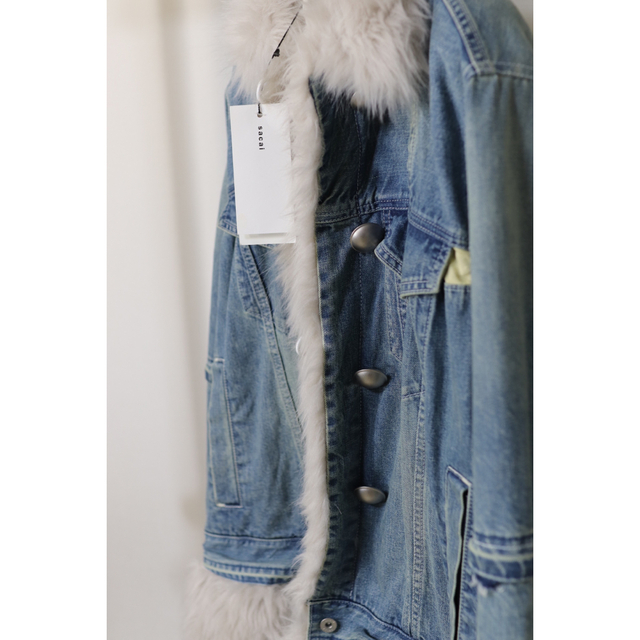 sacai(サカイ)の12月大特価sacaiサカイファーデニムコート メンズのジャケット/アウター(モッズコート)の商品写真