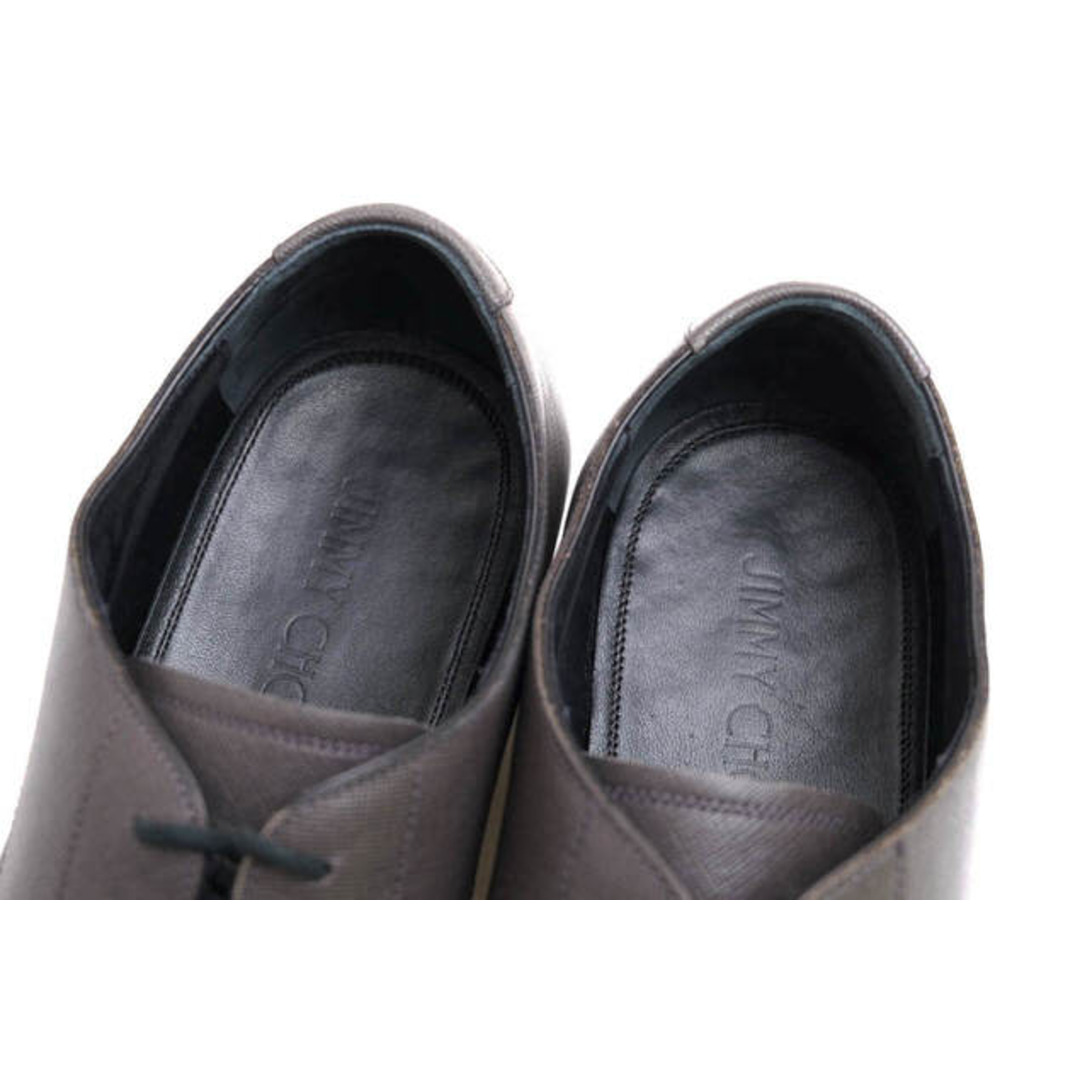 JIMMY CHOO(ジミーチュウ)のジミーチュウ／Jimmy Choo シューズ ビジネスシューズ 靴 ビジネス メンズ 男性 男性用レザー 革 本革 グレー 灰色  SLOANE キャップトゥ レザーソール メンズの靴/シューズ(ドレス/ビジネス)の商品写真