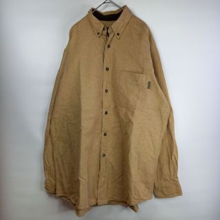 ウールリッチ(WOOLRICH)のウールリッチ　ネルシャツ　ベージュ　L(シャツ)