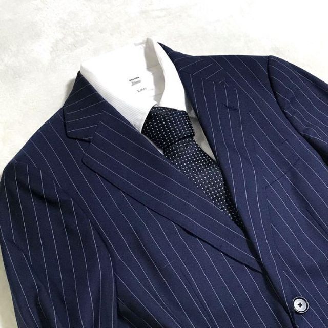 UNITED ARROWS green label relaxing(ユナイテッドアローズグリーンレーベルリラクシング)の【希少】紫タグ　グリーンレーベルリラクシング　スーツ　グアベロ　スーパー 120 メンズのスーツ(セットアップ)の商品写真