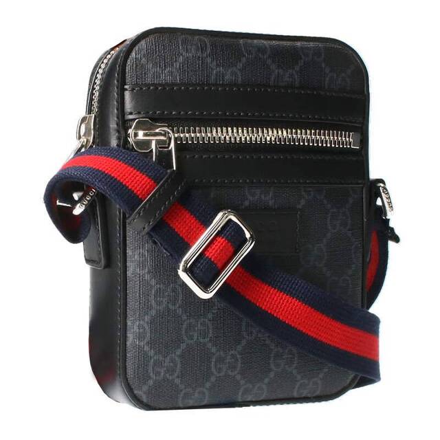 GUCCI グッチ ボディバック ショルダーバック 黒 GG柄-