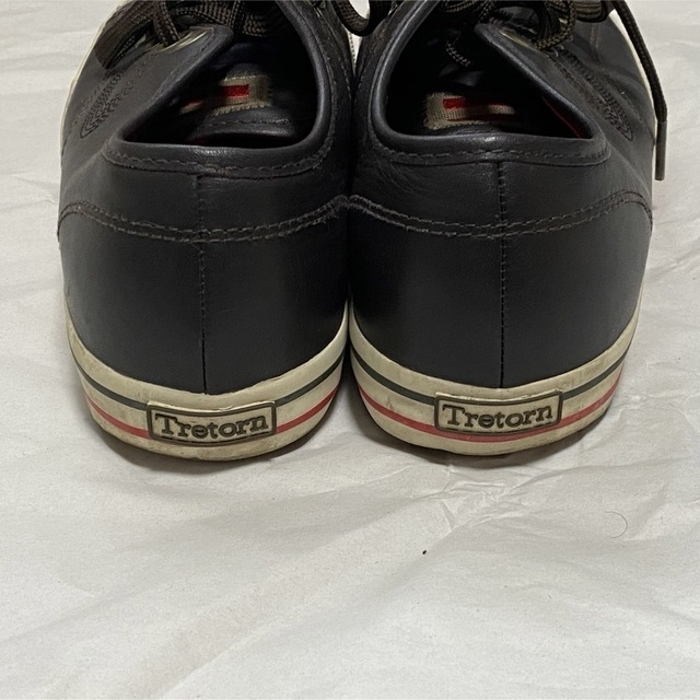 トレトン　Toreton スニーカー　レザー　27センチ　ブラウン　靴 メンズの靴/シューズ(スニーカー)の商品写真