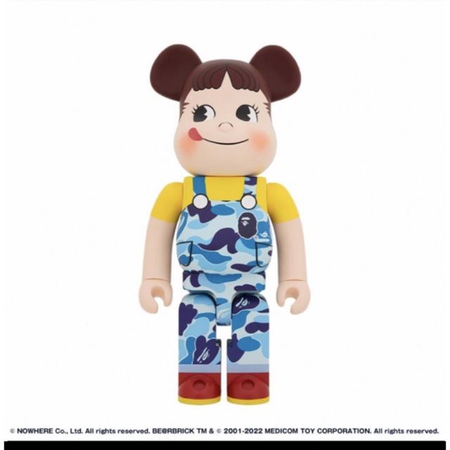 その他BE＠RBRICK  BAPE(R) × ペコちゃん 1000%（ブルー）