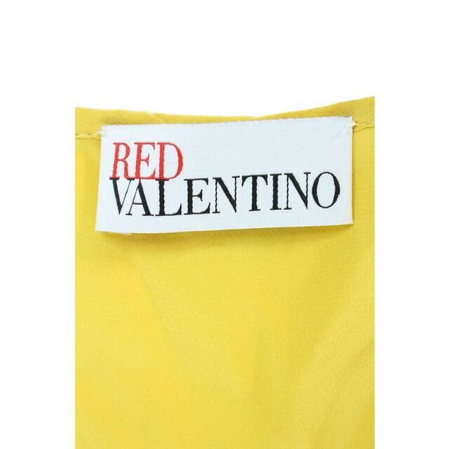 RED VALENTINO(レッドヴァレンティノ)のレッドヴァレンティノ TR0AAB5023H レースアップネックブラウス レディース 38 レディースのワンピース(ロングワンピース/マキシワンピース)の商品写真