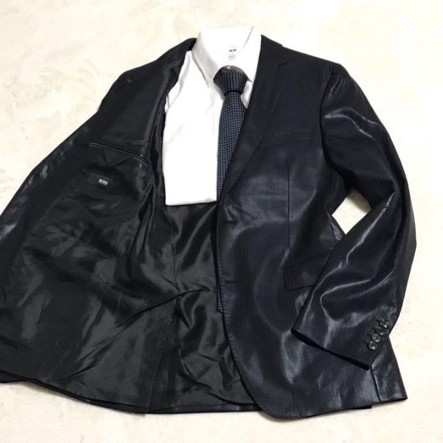 HUGO BOSS - 【極美品】ヒューゴボス セットアップスーツ 光沢生地