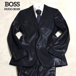 HUGO BOSS - 【極美品】ヒューゴボス セットアップスーツ 光沢 ...