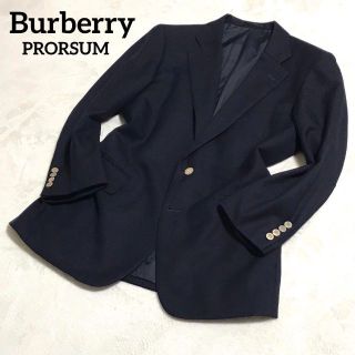 バーバリー(BURBERRY)のバーバリー プローサム　テーラードジャケット　金ボタン　紺ブレ　裏地ホースロゴ(テーラードジャケット)