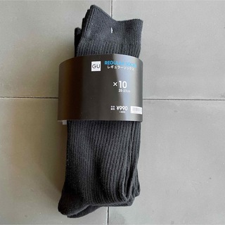 ジーユー(GU)のGU（ジーユー）　メンズソックス（靴下）6枚セット　25〜27センチ　新品未使用(ソックス)
