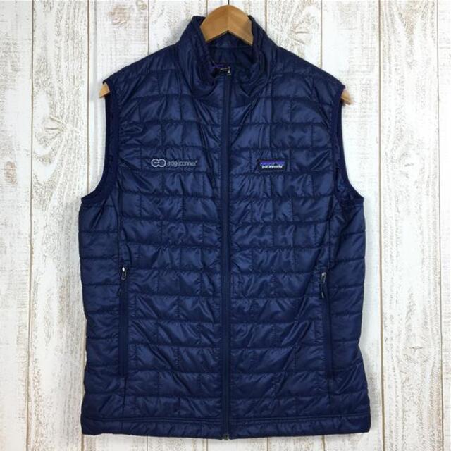 MENs M  パタゴニア ナノパフ ベスト NANO PUFF VEST プリマロフト ゴールド インサレーション 企業刺繍 ユニフォーム PATAGONIA 84242 CNY Classic Navy ネイビー系