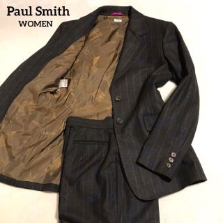 ポールスミス(Paul Smith)の【超希少】裏地刺繍 総柄　ポールスミス　パンツスーツ　ブラウン　42 40 XL(スーツ)