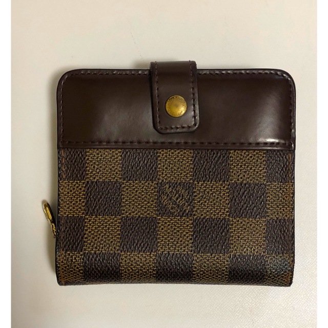 LOUIS VUITTON ルイヴィトン 財布 コンパクトジップ　ダミエ