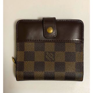 ルイヴィトン(LOUIS VUITTON)のLOUIS VUITTON ルイヴィトン 財布 コンパクトジップ　ダミエ(財布)