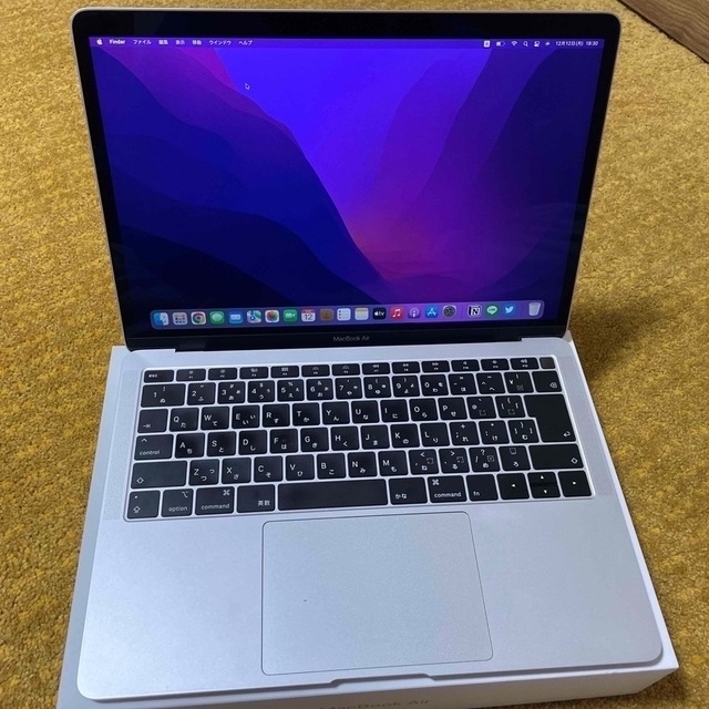 Apple(アップル)のMacBook Air 2018 13.3inch シルバー 128GB スマホ/家電/カメラのPC/タブレット(ノートPC)の商品写真