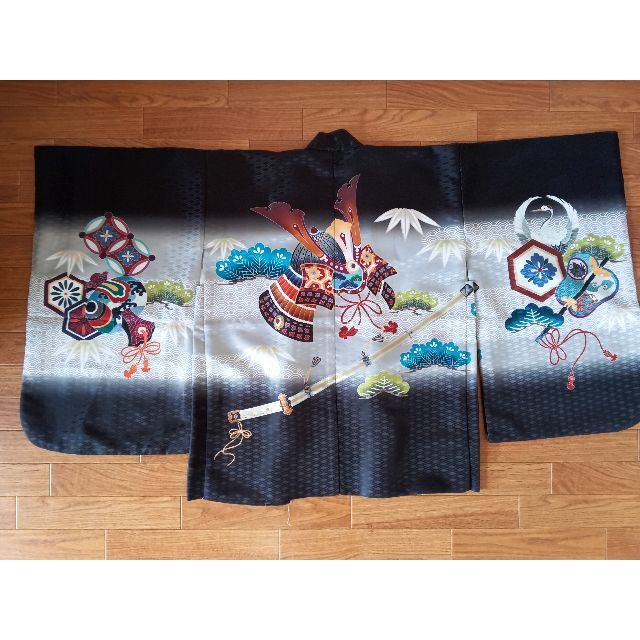 七五三　男の子　5歳　羽織袴セット キッズ/ベビー/マタニティのキッズ服男の子用(90cm~)(和服/着物)の商品写真