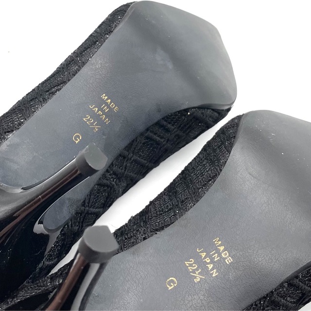 DIANA(ダイアナ)のDIANA ダイアナ パンプス ブラック ポインテッドトゥー 22.5センチ レディースの靴/シューズ(ハイヒール/パンプス)の商品写真