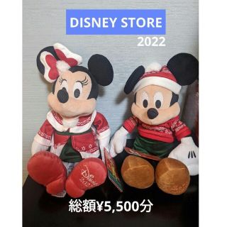 ディズニー(Disney)の★DISNEY STORE 完売品 ミキミニ2点セット Xmas ギフト(ぬいぐるみ)