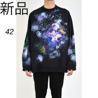 ラッドミュージシャン(LAD MUSICIAN)のCREW NECK PULLOVER 新品　20ss 42(スウェット)